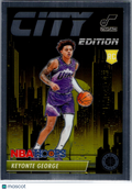 2024 Panini NBA Hoops Premium Stock City Edition Keyonte George #16 RC