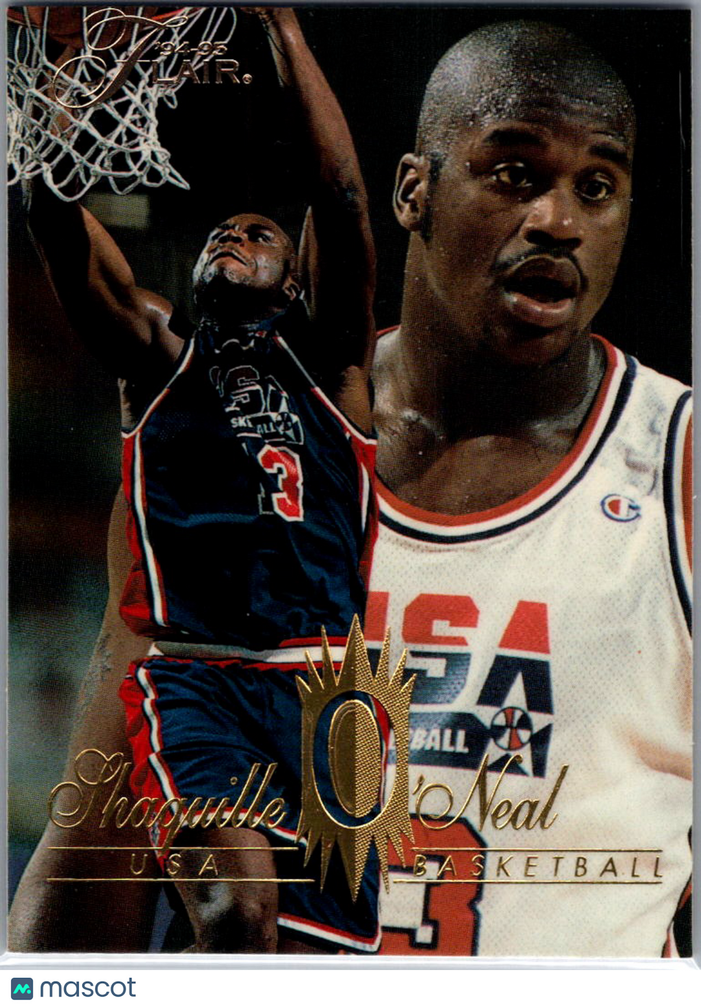 1994 Fleer Flair USA Basketball Shaquille O'Neal #168