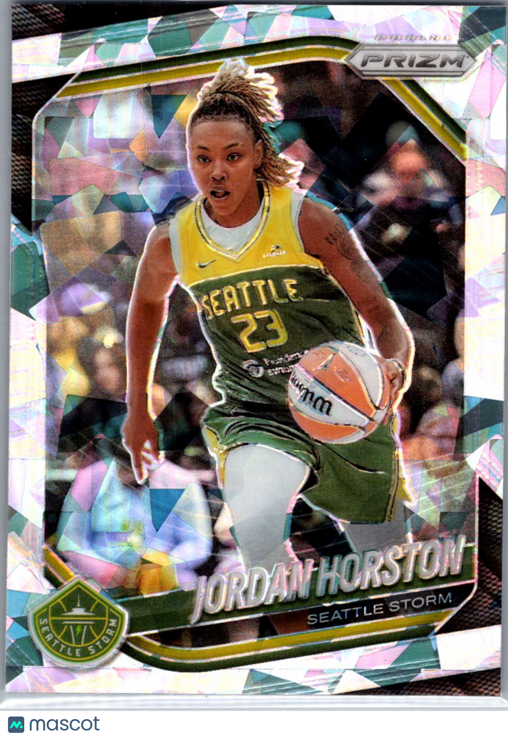 2025 Panini WNBA Prizm Basketball Jordan Horston #37 Cracked Ice