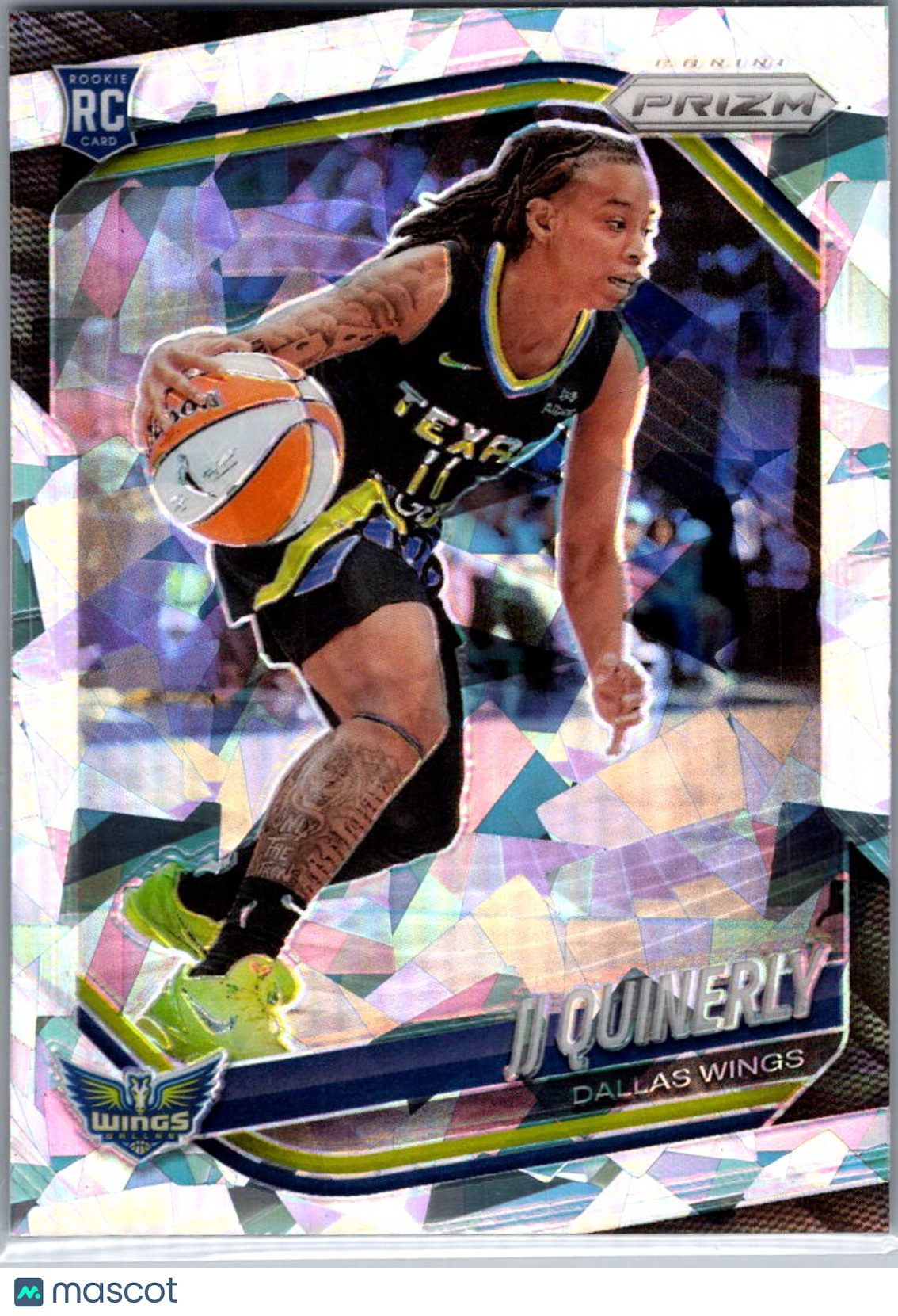 2025 Panini Prizm WNBA JJ Quinerly #95 Cracked Ice RC