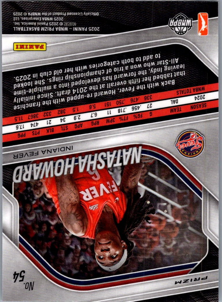 2025 Panini Prizm WNBA Natasha Howard #54 Cracked Ice