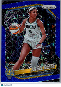 2025 Panini Prizm WNBA Angel Reese #92 Blue Velocity
