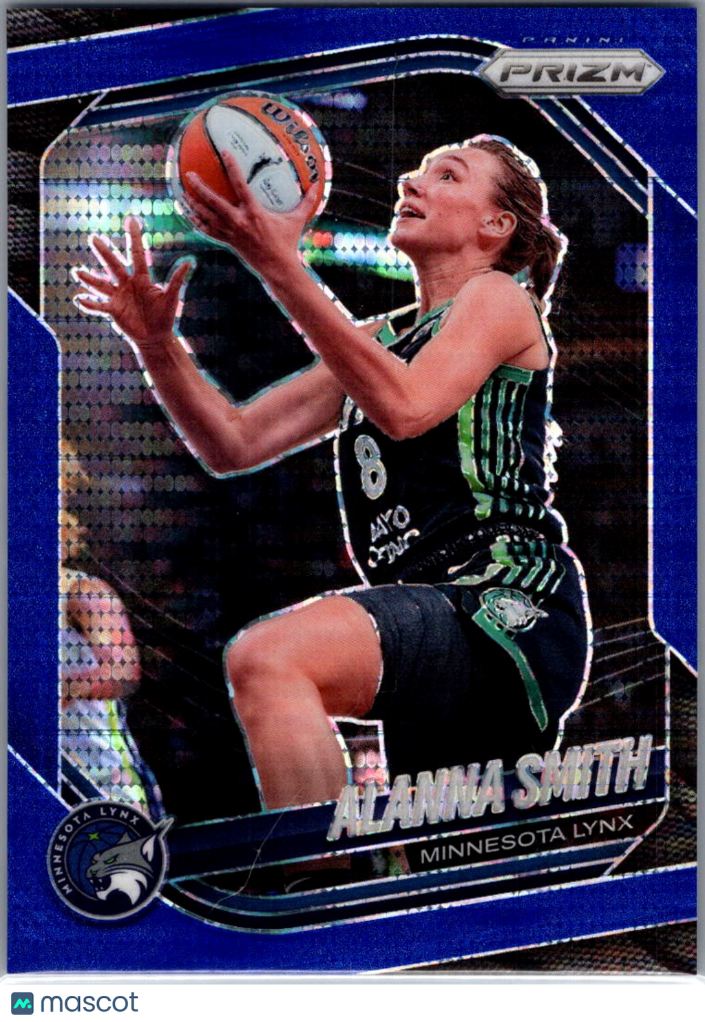 2025 Panini Prizm WNBA Alanna Smith #101 Blue Seismic /199