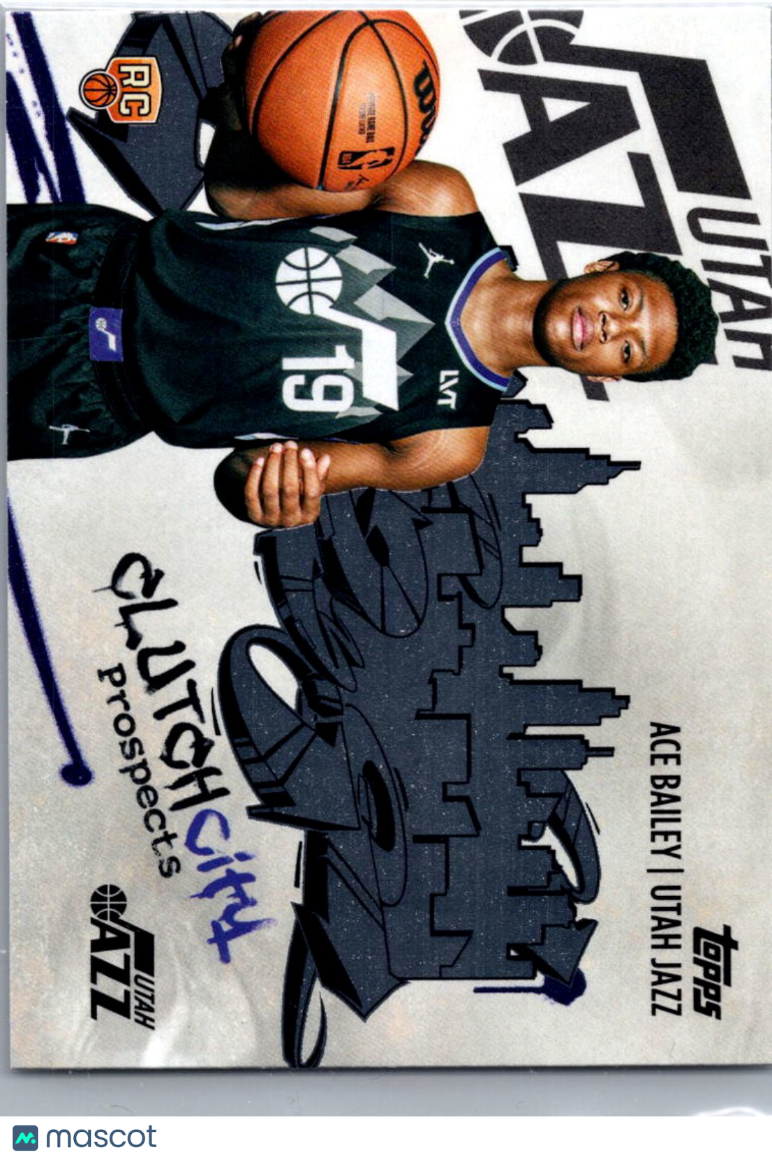 2025 Topps Clutch City Prospects Ace Bailey #CC-5 RC