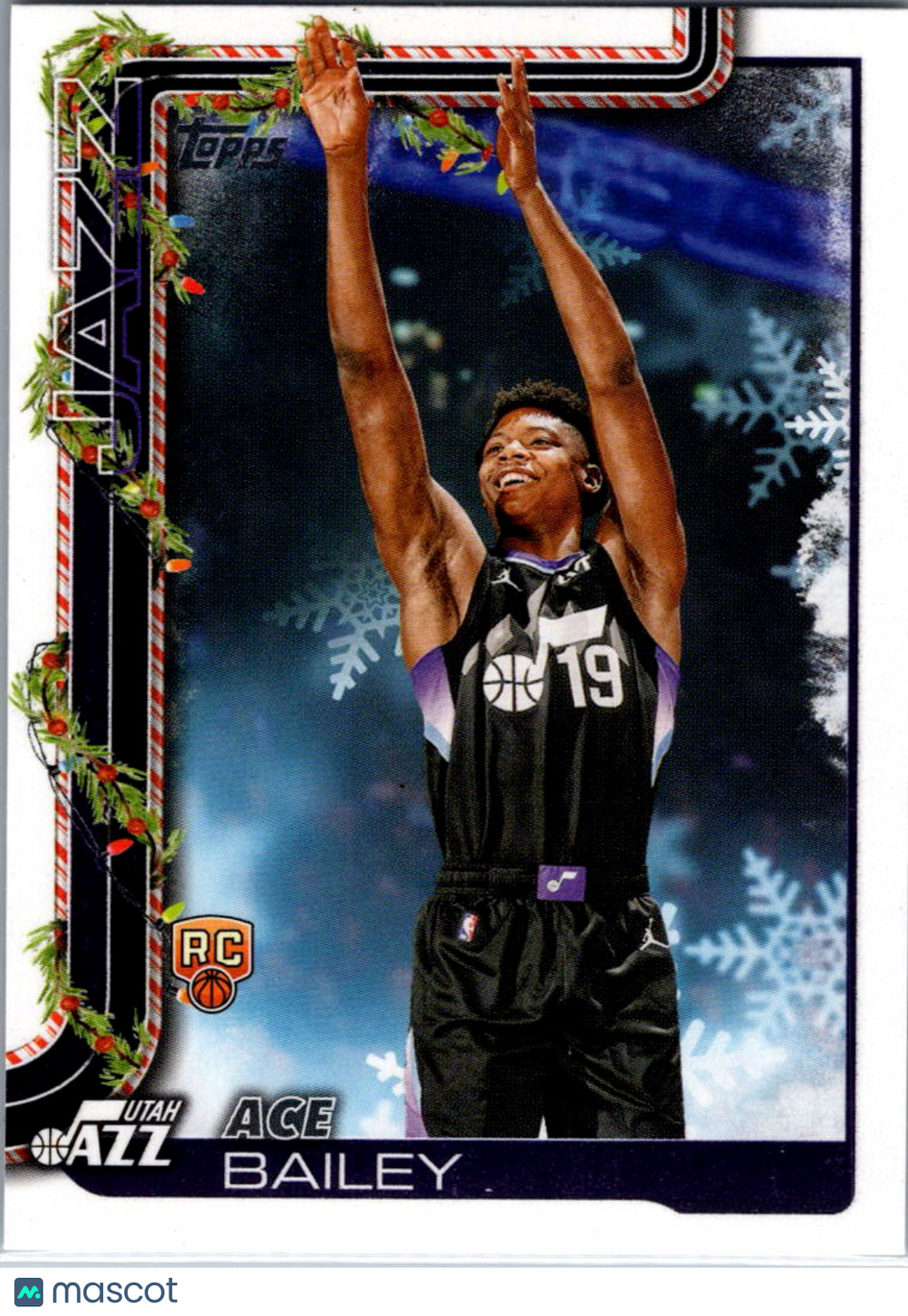 2025 Topps Holiday Ace Bailey #H165 RC