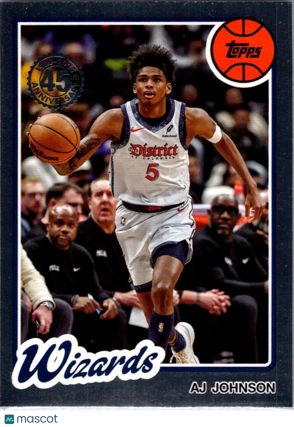 2025 Topps Chrome Basketball AJ Johnson #80BK-18