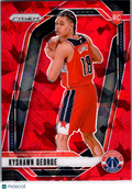 2024 Panini Prizm Kyshawn George #257 Red Ice RC