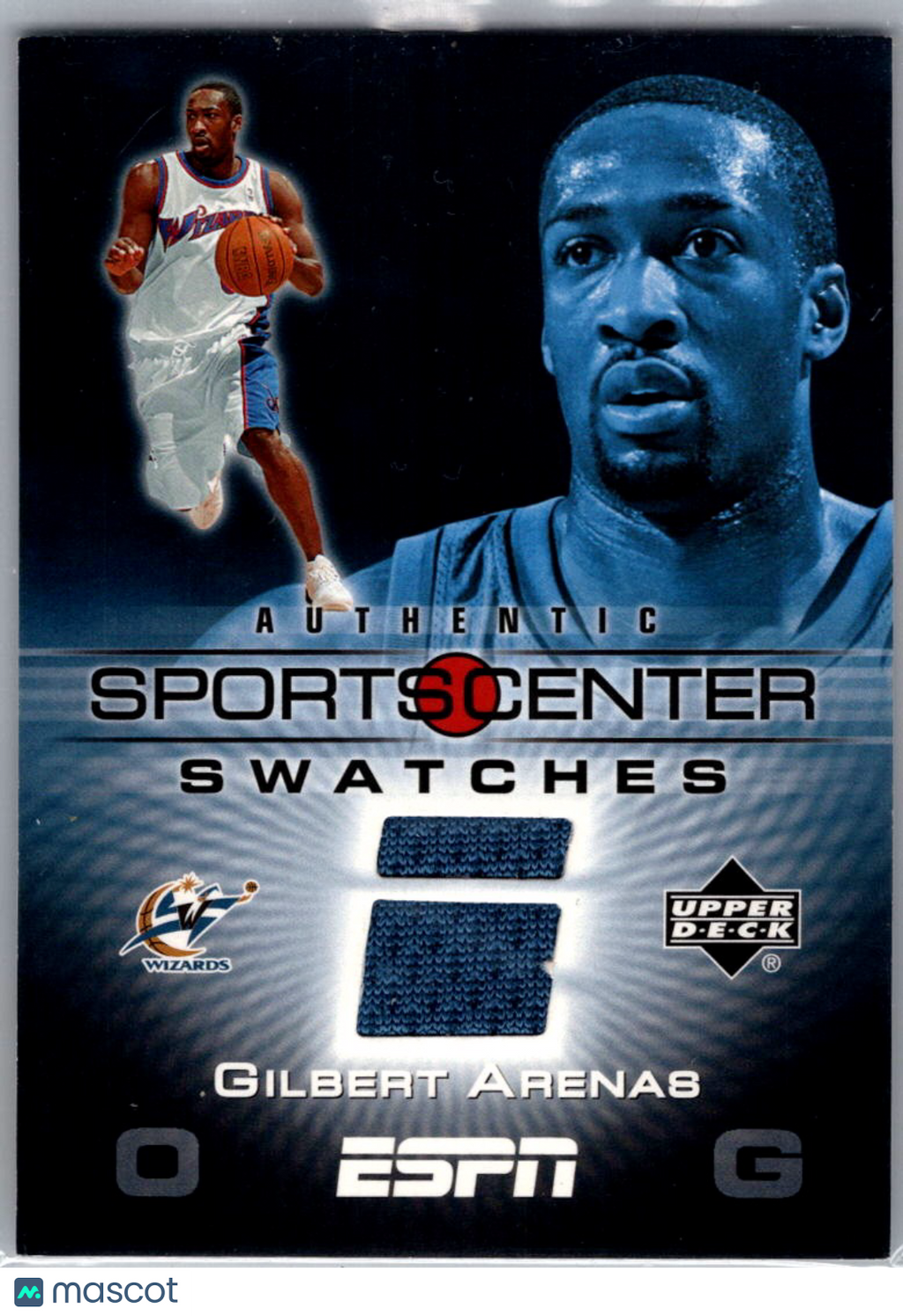 2005 Upper Deck ESPN SportsCenter Swatches Gilbert Arenas #SCS-GA Memorabilia