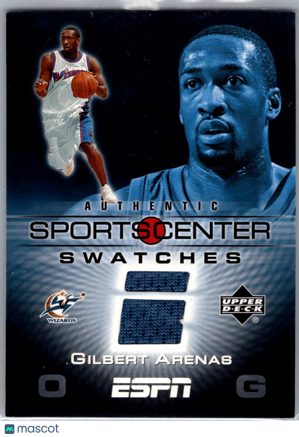 2005 Upper Deck ESPN SportsCenter Swatches Gilbert Arenas #SCS-GA Memorabilia