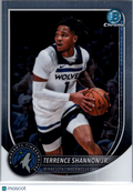 2025 Bowman Chrome Terrence Shannon Jr. #BCV-105