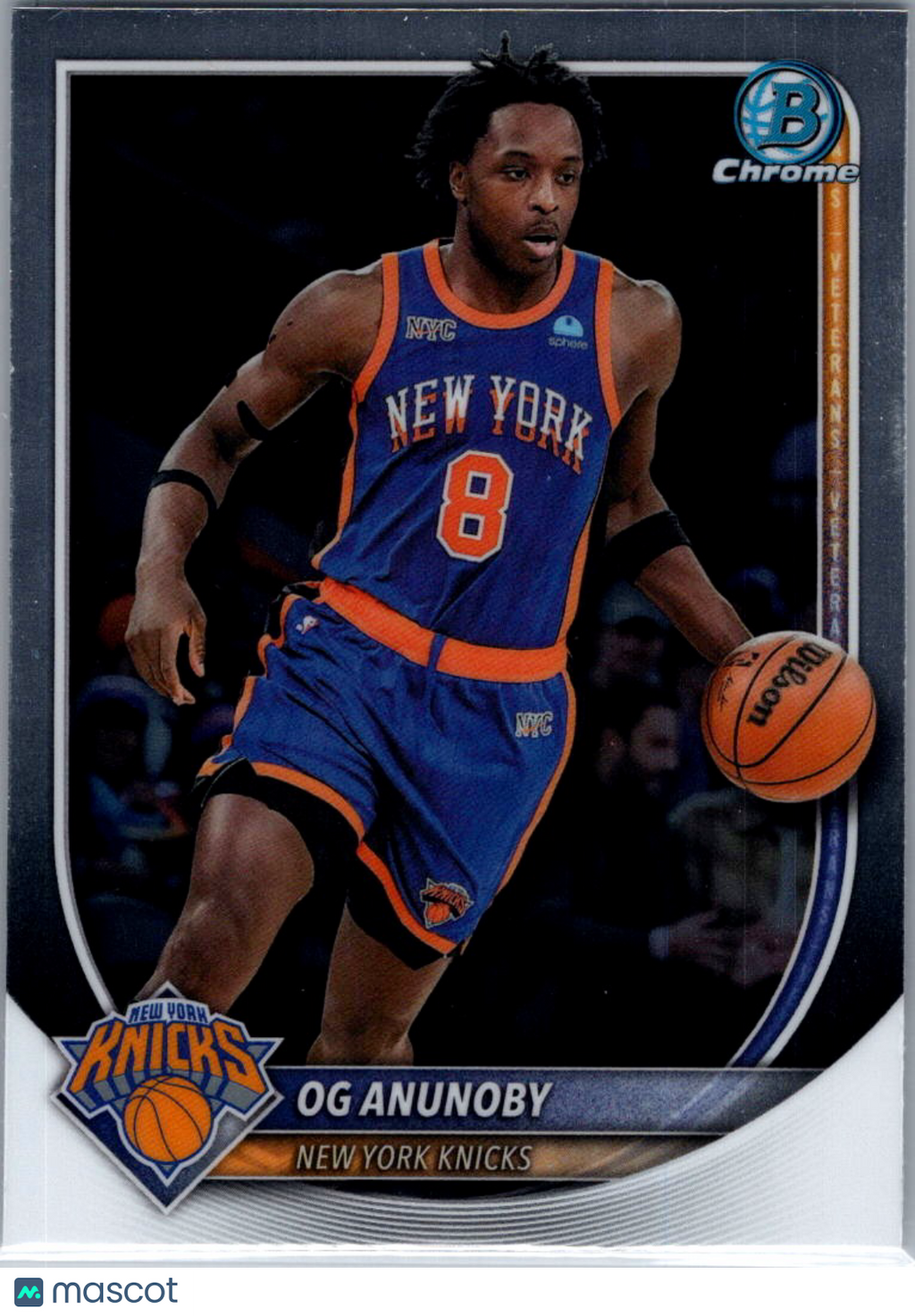 2025 Bowman Chrome OG Anunoby #BCV-63