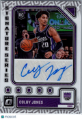 2023 Donruss Optic Signature Series Colby Jones #SS-JON Holo RC Auto