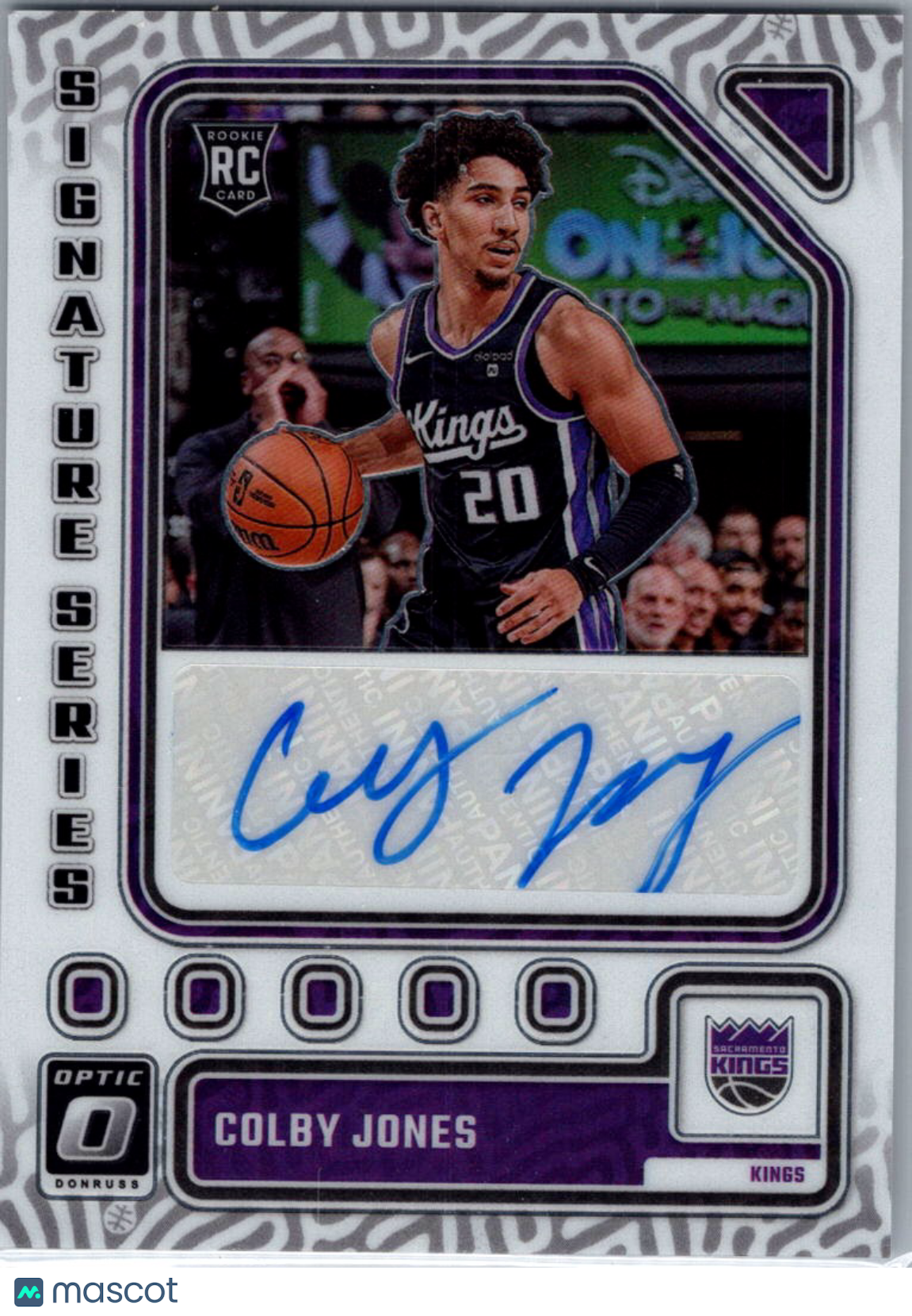 2023 Donruss Optic Signature Series Colby Jones #SS-JON Holo RC Auto