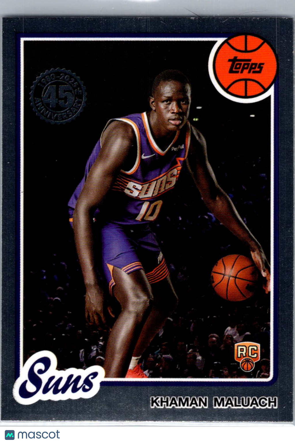 2025 Topps Chrome Basketball Khaman Maluach #80BK-57 RC