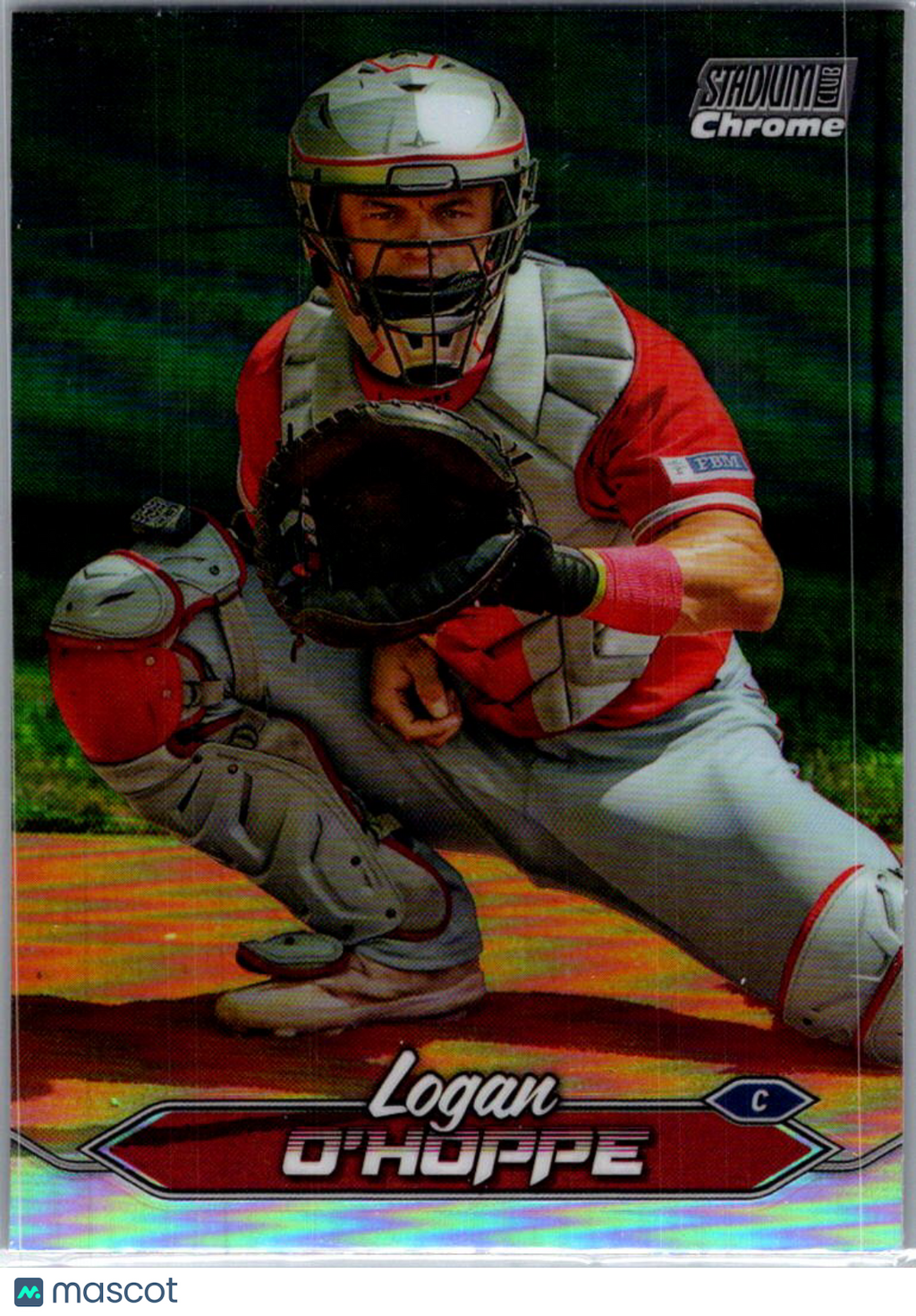 2024 Topps Stadium Club Chrome Logan O'Hoppe #84 Refractor
