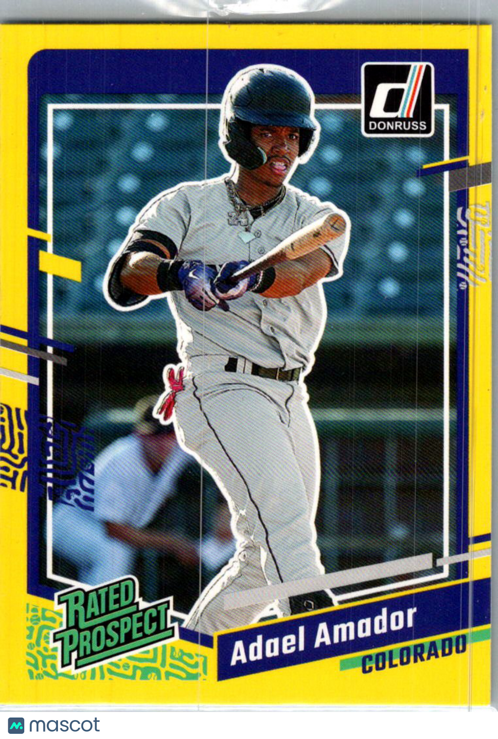 2023 Donruss Adael Amador #61 Yellow Rated Prospect
