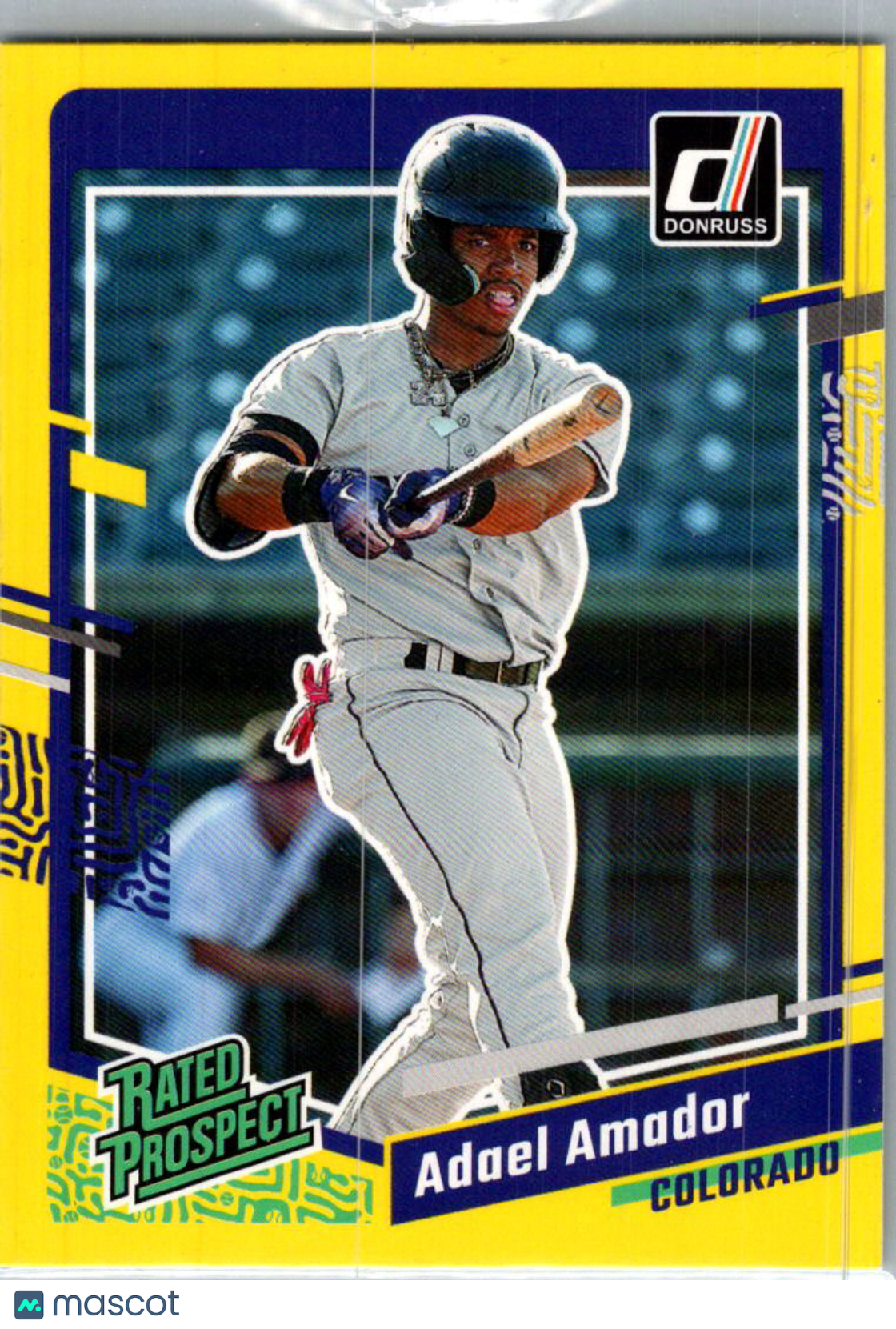 2023 Donruss Adael Amador #61 Yellow Rated Prospect