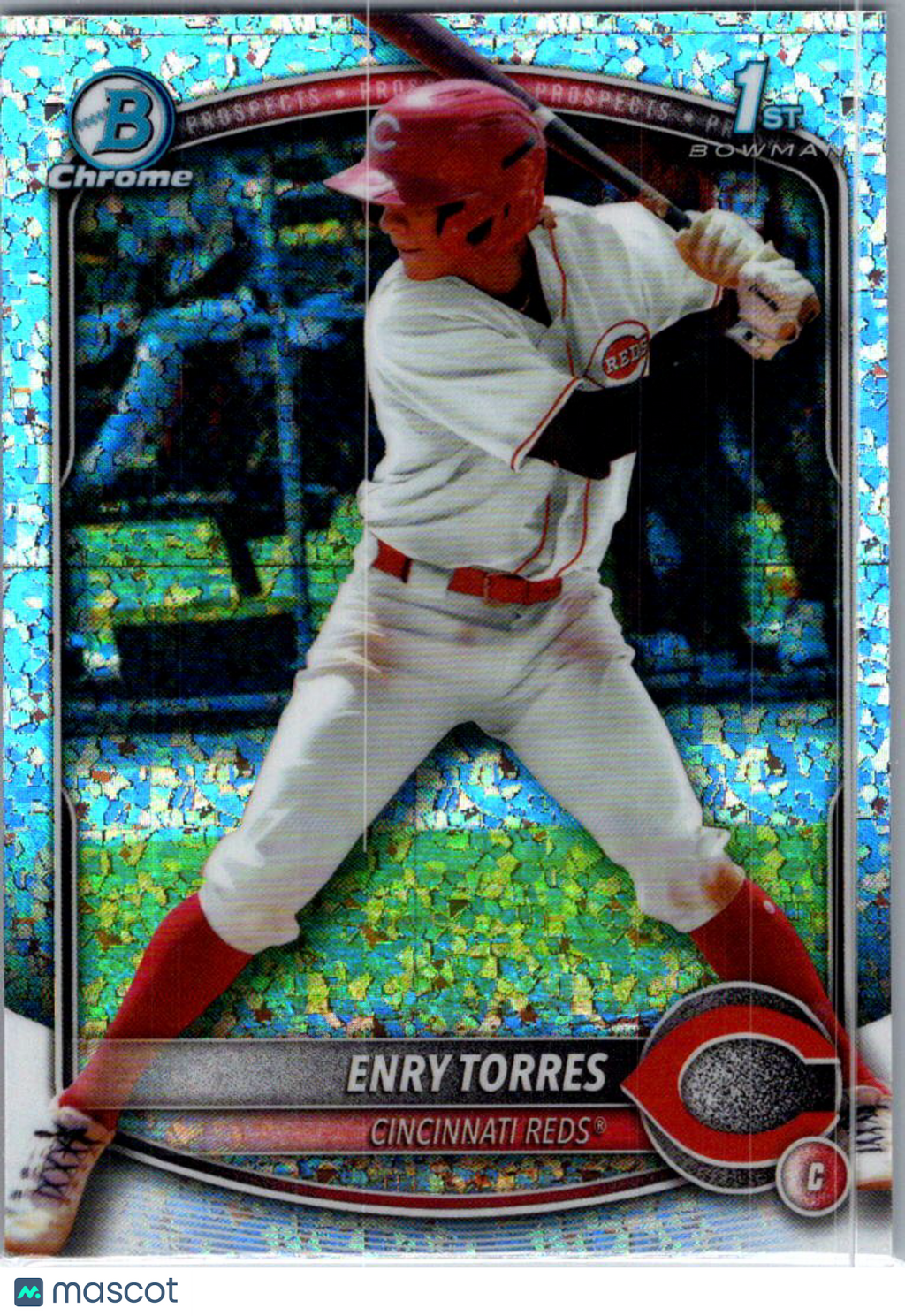 2025 Bowman Chrome Enry Torres #BCP-168 Speckle Refractor