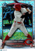 2025 Bowman Chrome Enry Torres #BCP-168 Speckle Refractor