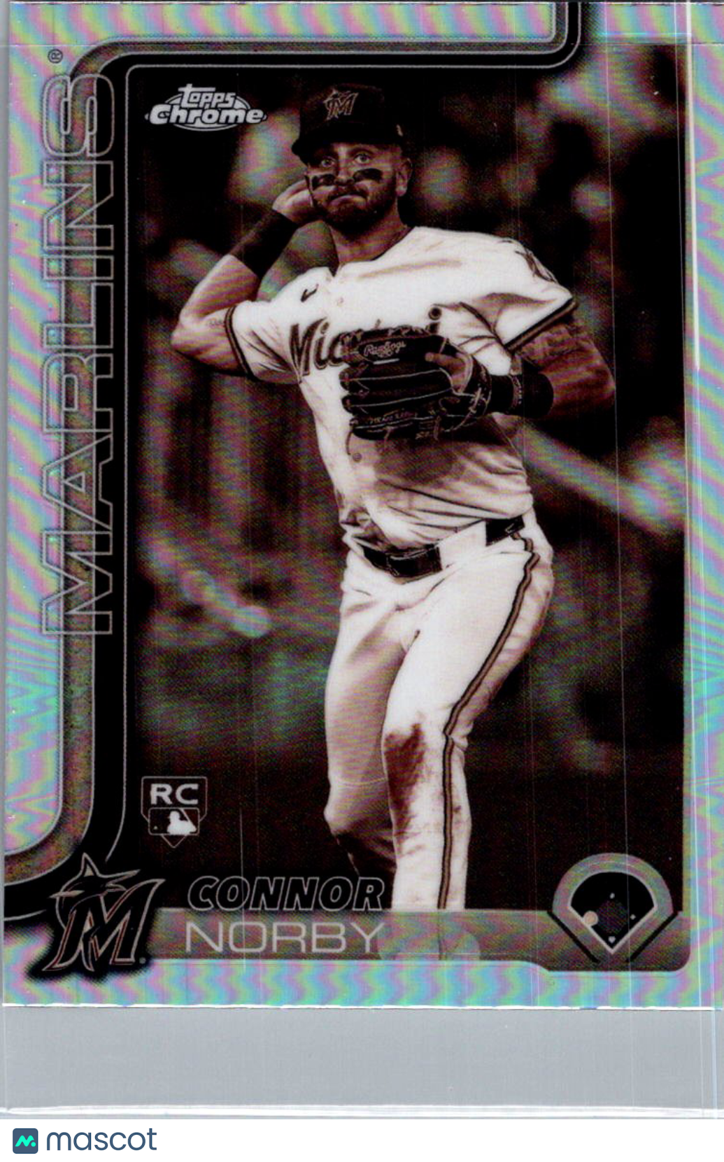 2025 Topps Chrome Connor Norby #199 Sepia Refractor RC