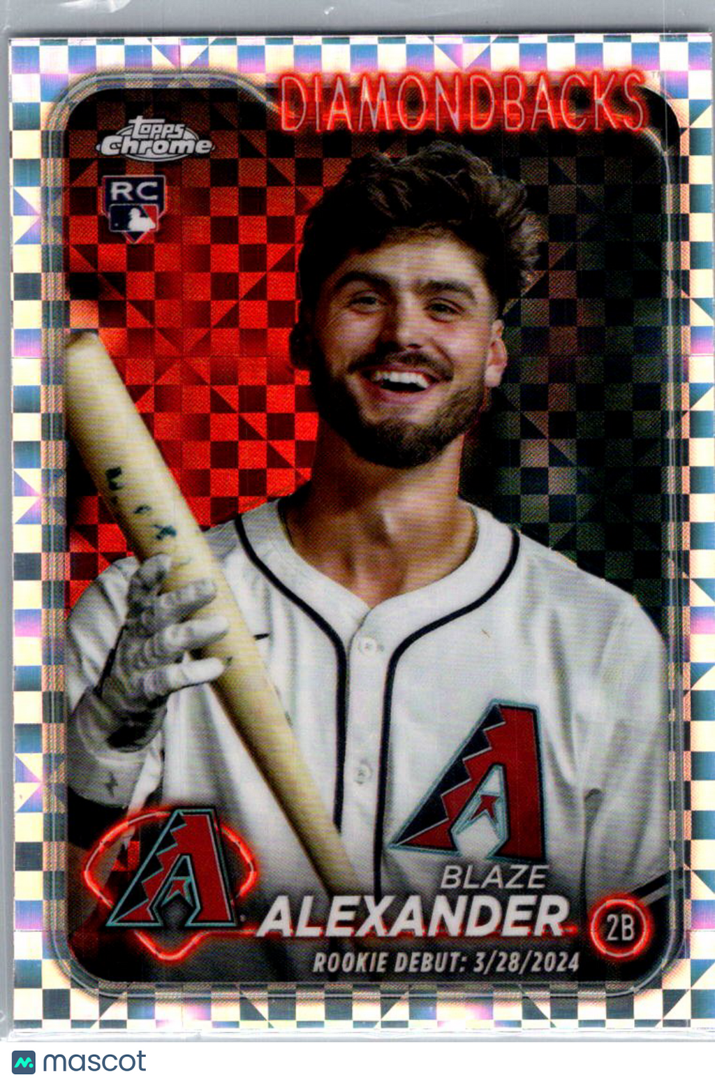 2024 Topps Chrome Update Blaze Alexander #USC62 X-Fractor RC