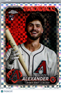 2024 Topps Chrome Update Blaze Alexander #USC62 X-Fractor RC