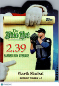 2025 Topps Holiday The Nice List Tarik Skubal #MNL-14