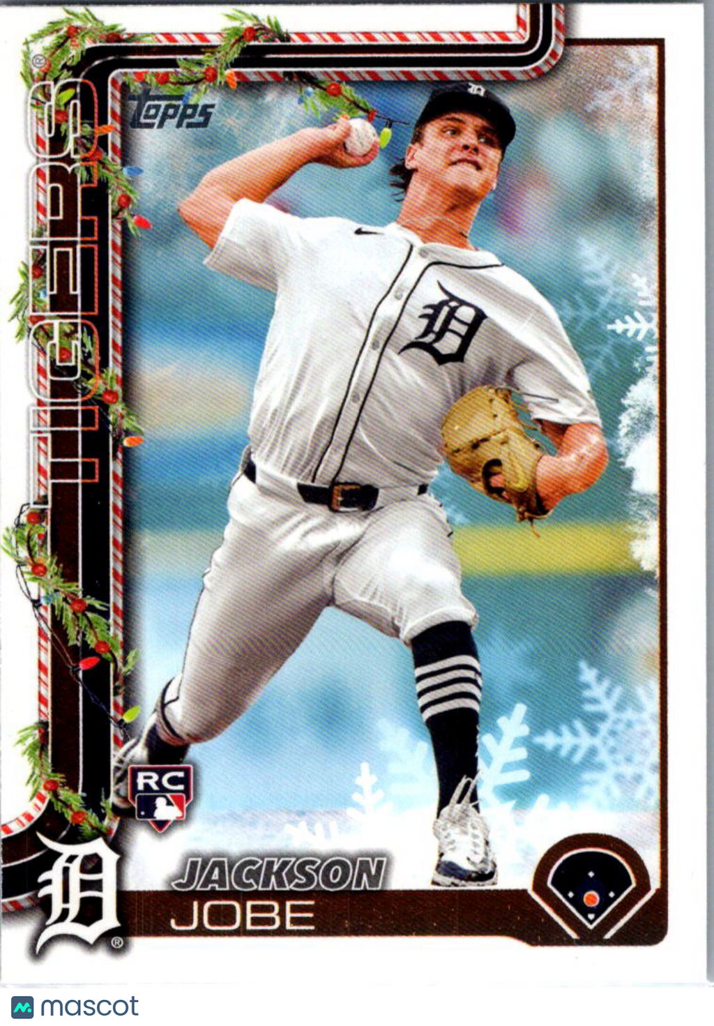 2025 Topps Holiday Jackson Jobe #H160 RC