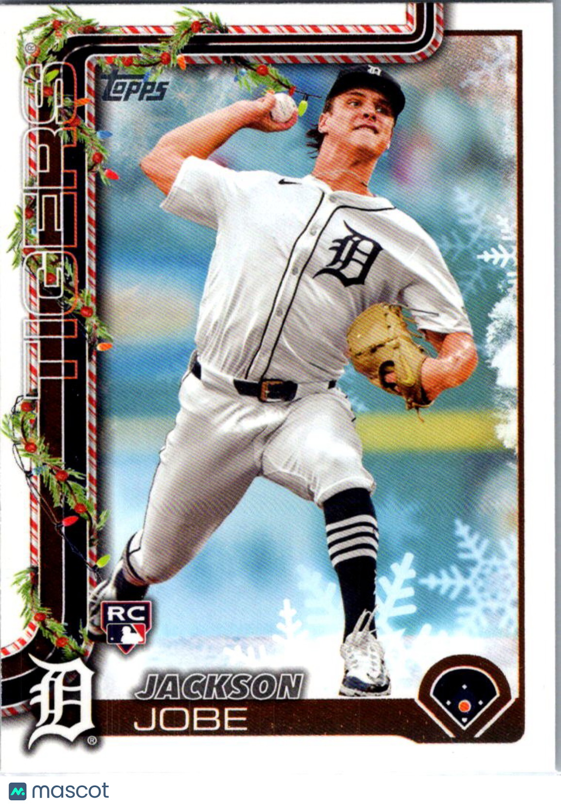 2025 Topps Holiday Jackson Jobe #H160 RC
