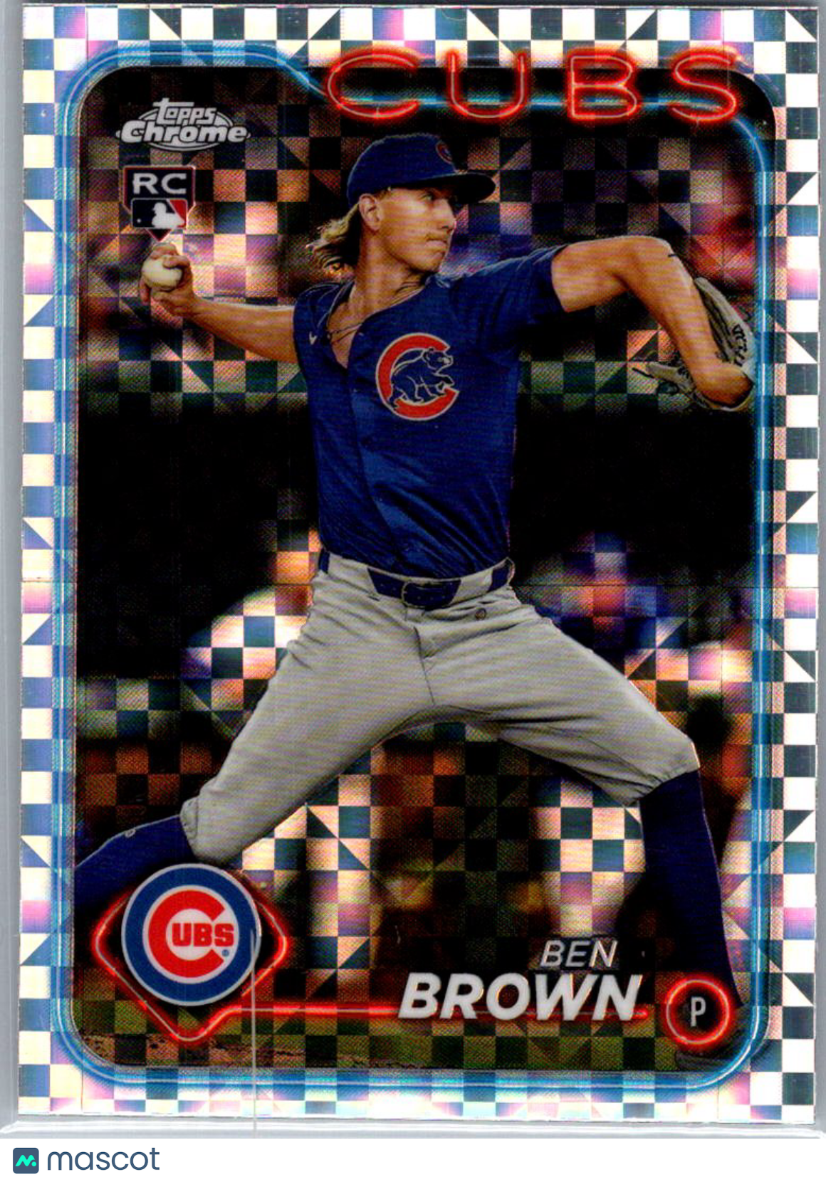 2024 Topps Chrome Ben Brown #USC67 X-Fractor RC