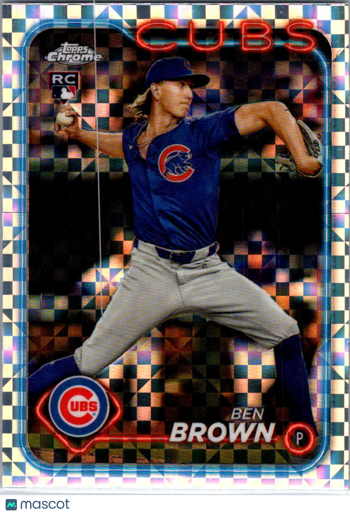 2024 Topps Chrome Update Ben Brown #USC67 X-Fractor RC