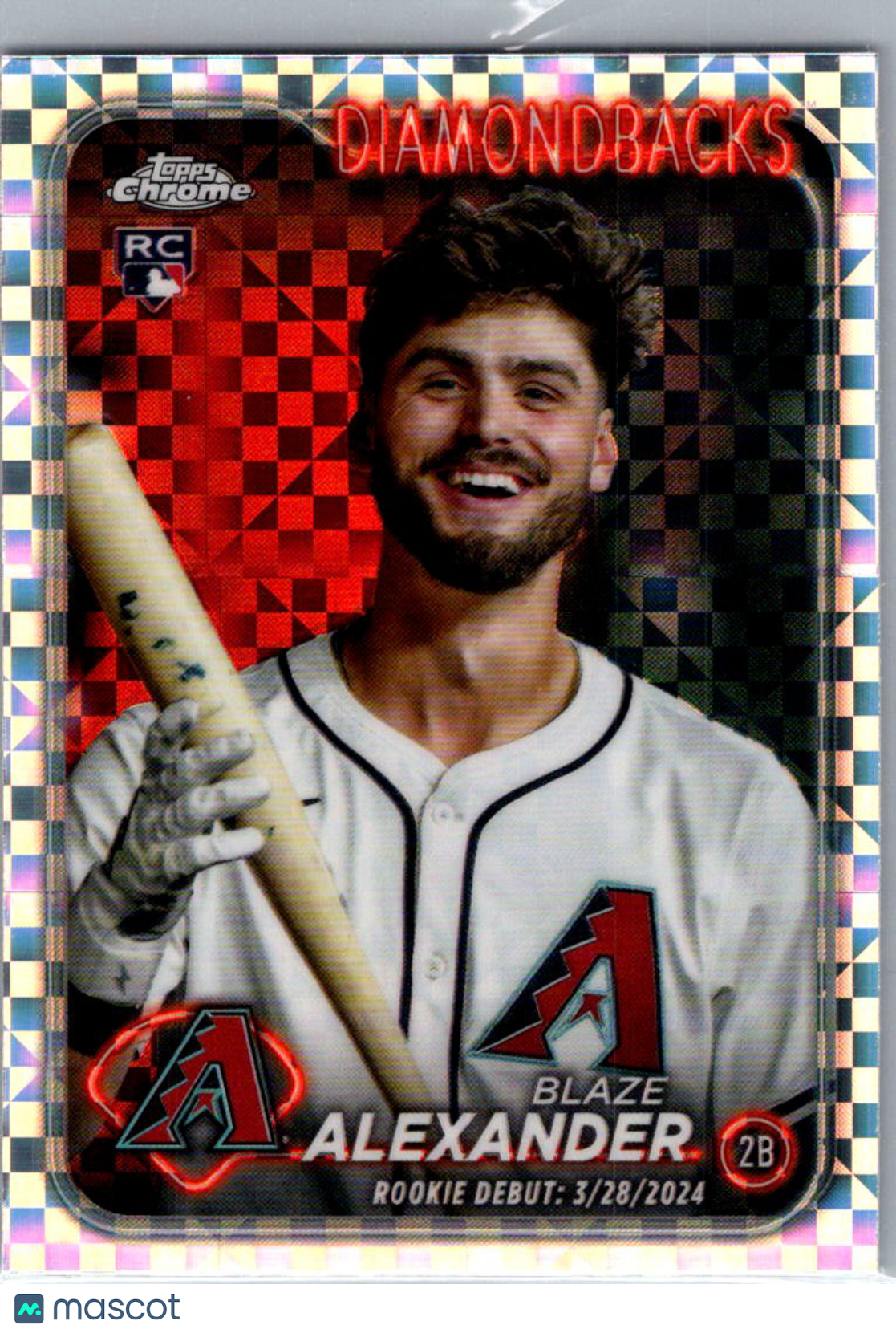 2024 Topps Chrome Update Blaze Alexander #USC62 X-Fractor RC