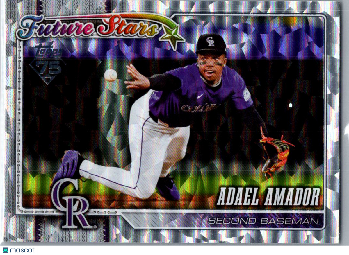 2026 Topps Series Two Adael Amador #359 Cracked Ice Future Stars