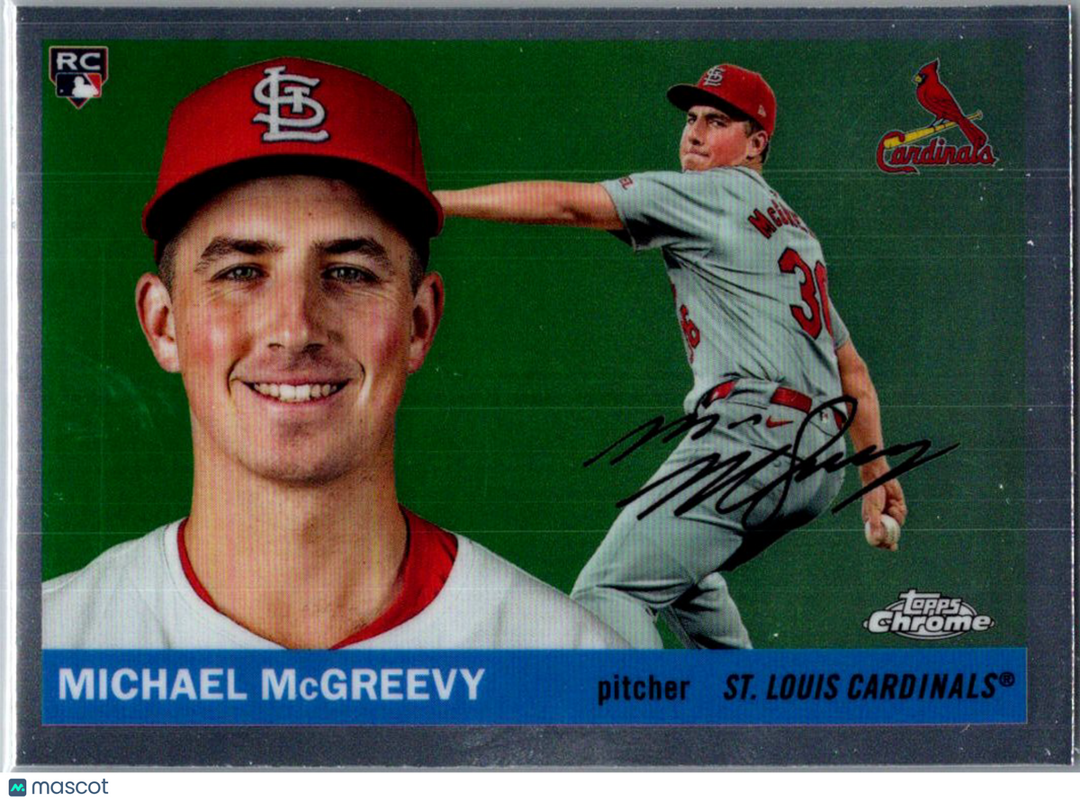 2025 Topps Chrome Platinum Michael McGreevy #290 RC