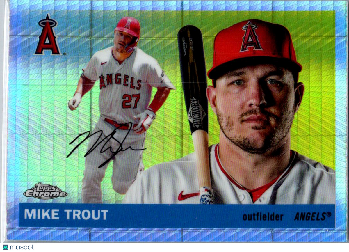 2025 Topps Chrome Mike Trout #1 Prism Refractor