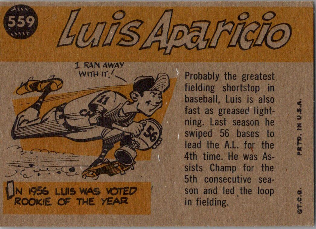 1960 Topps Luis Aparicio #559