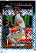 2024 Topps Chrome Jordan Balazovic #198 X-Fractor RC