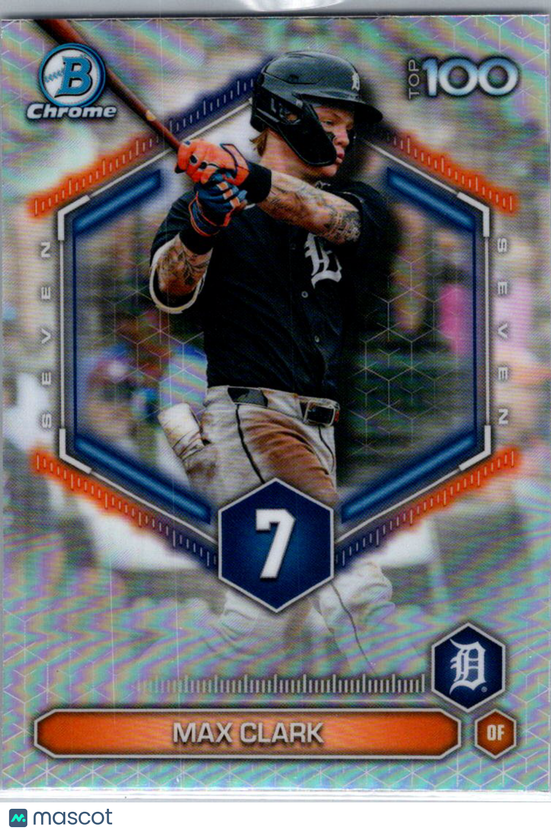 2026 Bowman Chrome Top 100 Max Clark #BTP-7