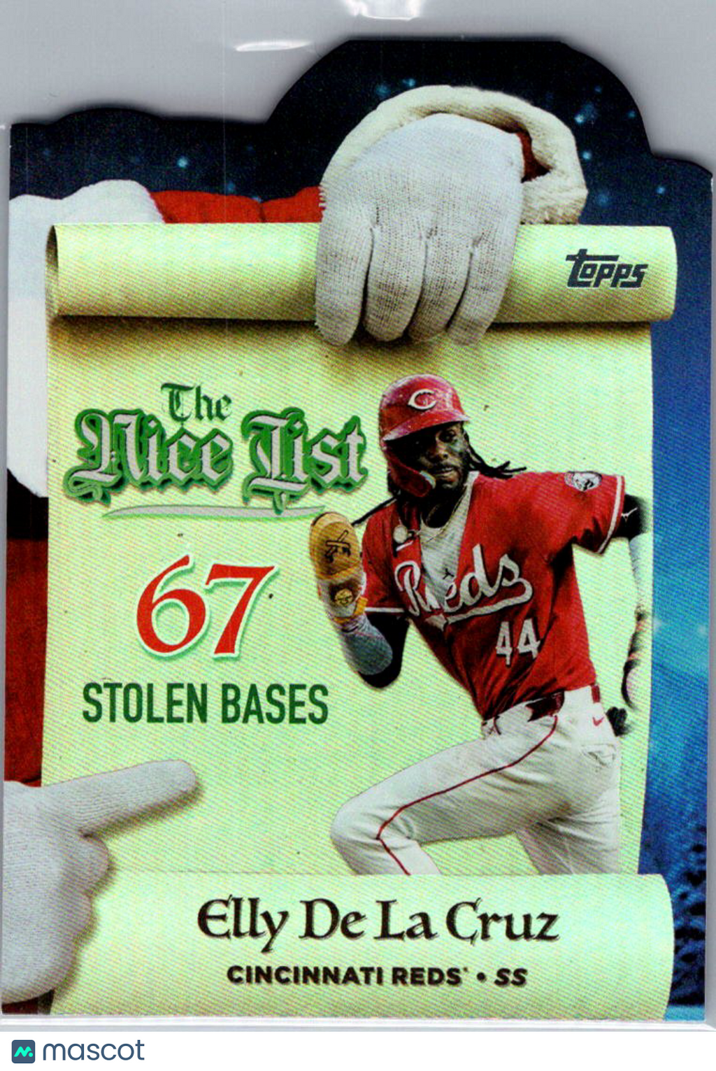 2025 Topps Holiday Elly De La Cruz #MNL-7 The Nice List