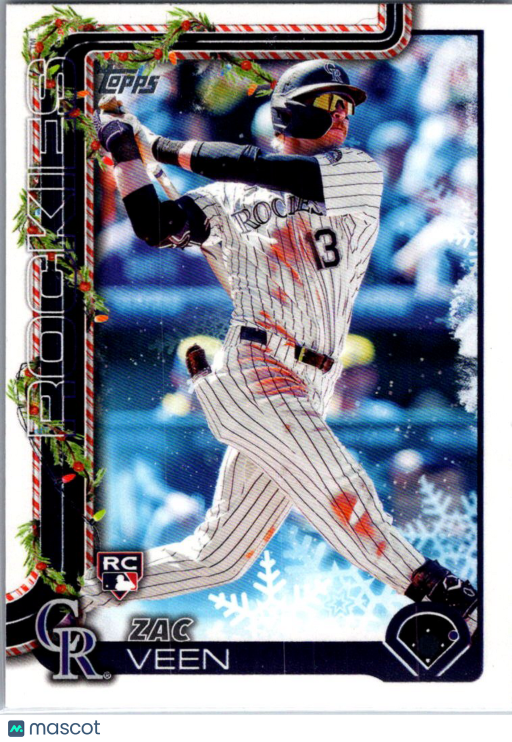2025 Topps Holiday Zac Veen #H92 RC