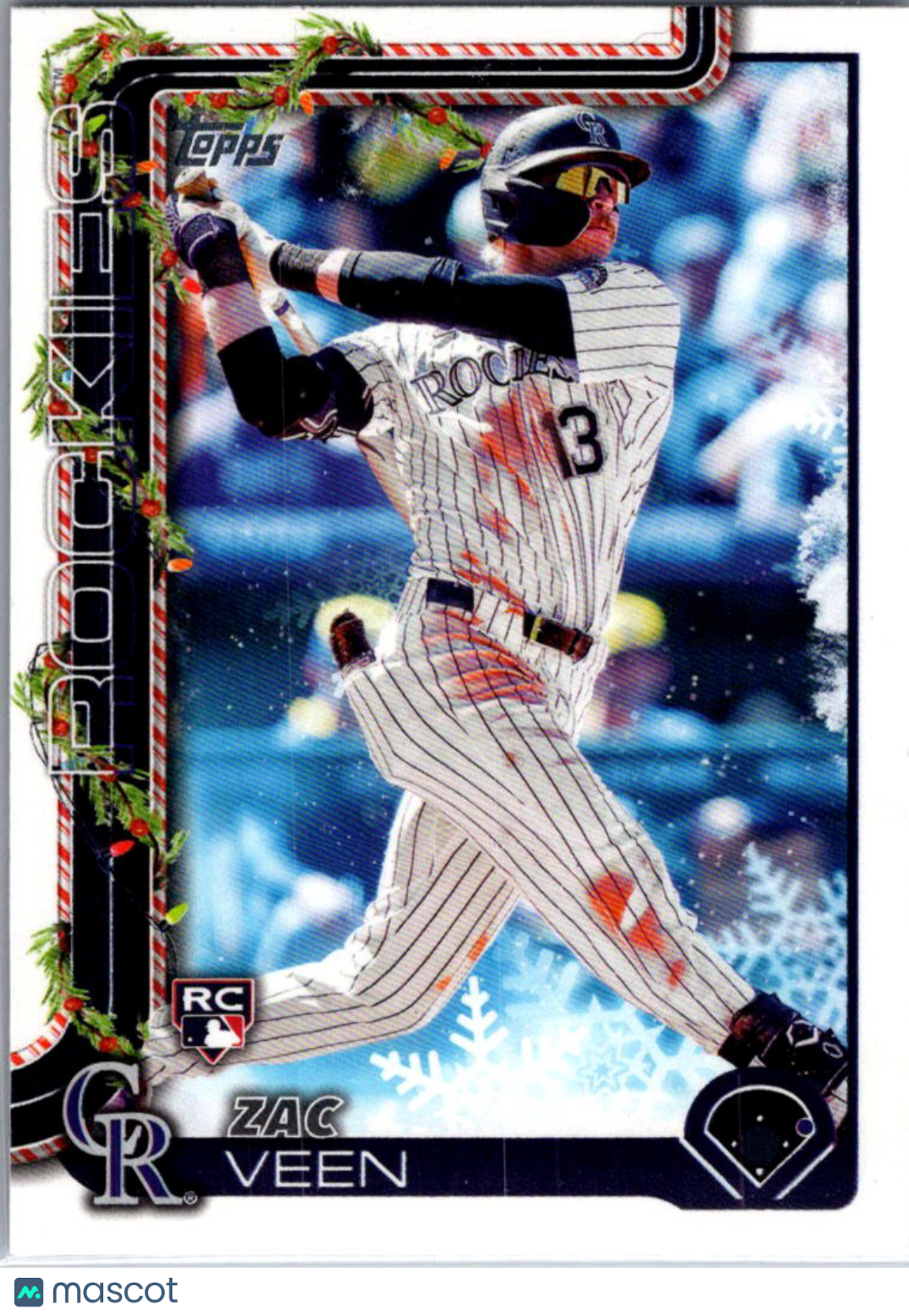2025 Topps Holiday Zac Veen #H92 RC