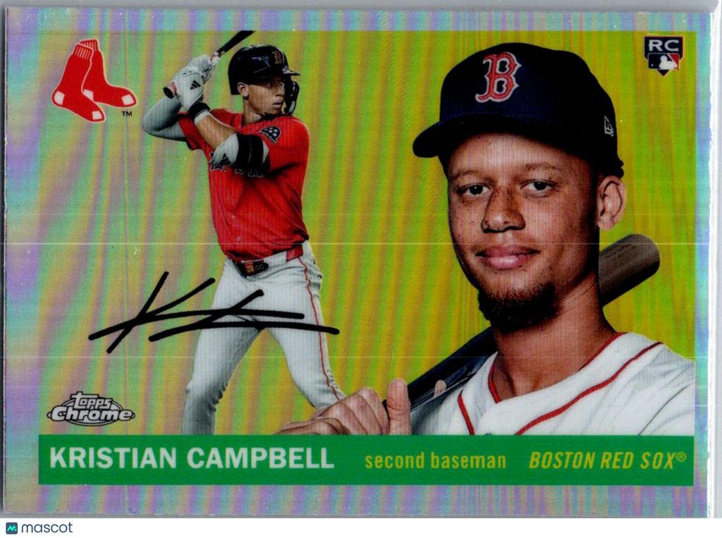 2025 Topps Chrome Platinum Kristian Campbell #318 Refractor RC