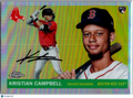 2025 Topps Chrome Platinum Kristian Campbell #318 Refractor RC
