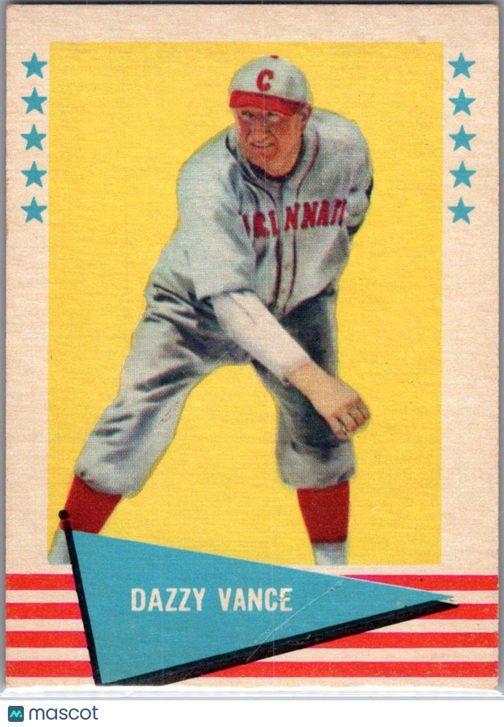1961 Fleer Baseball Greats Dazzy Vance #81