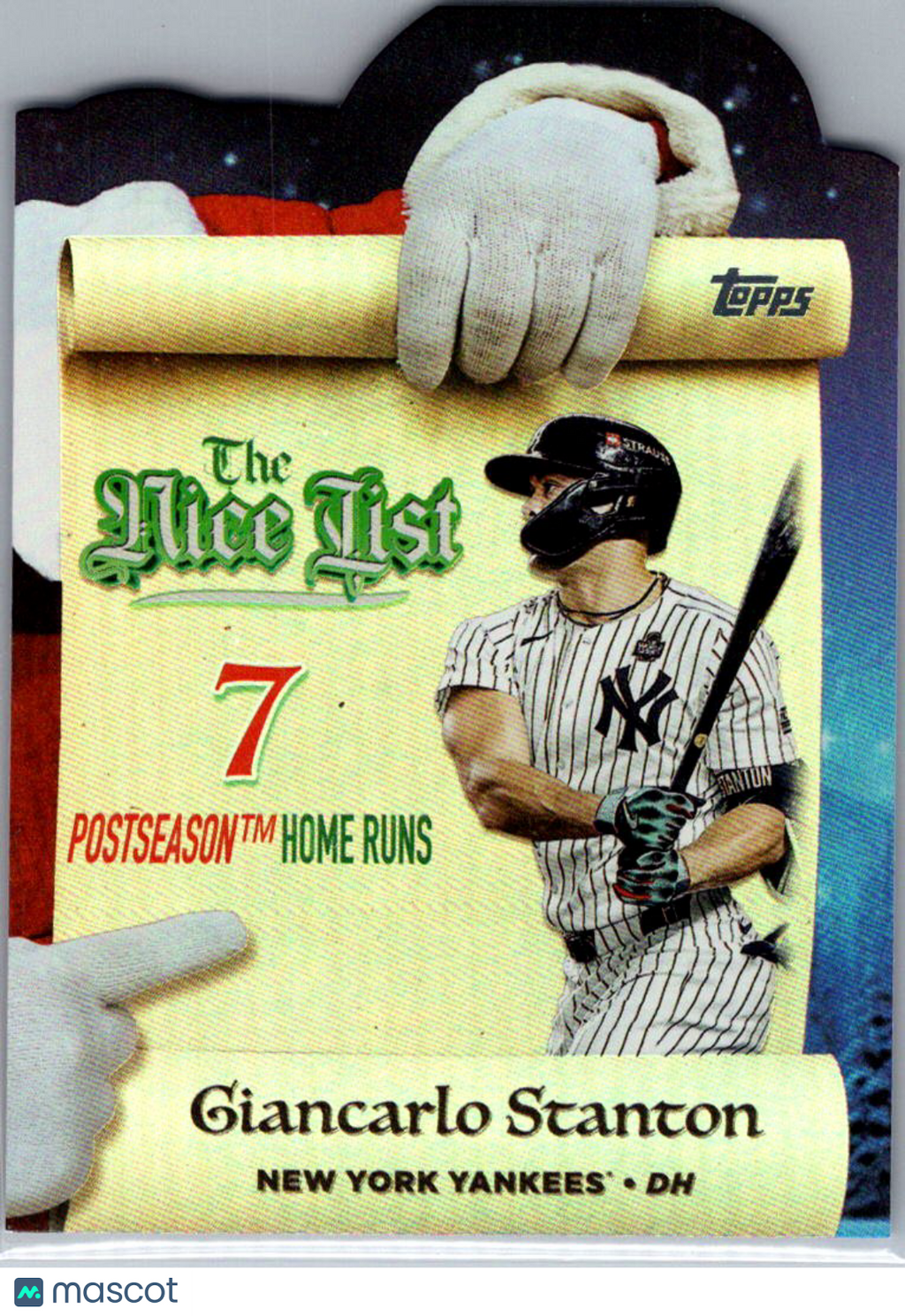 2025 Topps Holiday The Nice List Giancarlo Stanton #MNL-18