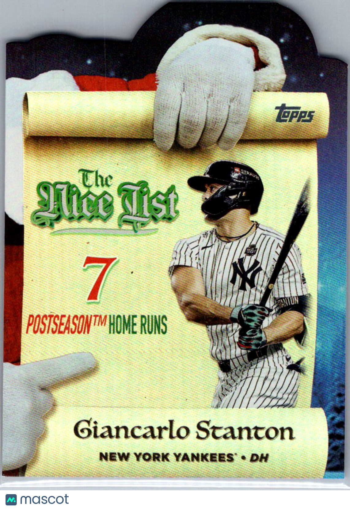 2025 Topps Holiday The Nice List Giancarlo Stanton #MNL-18