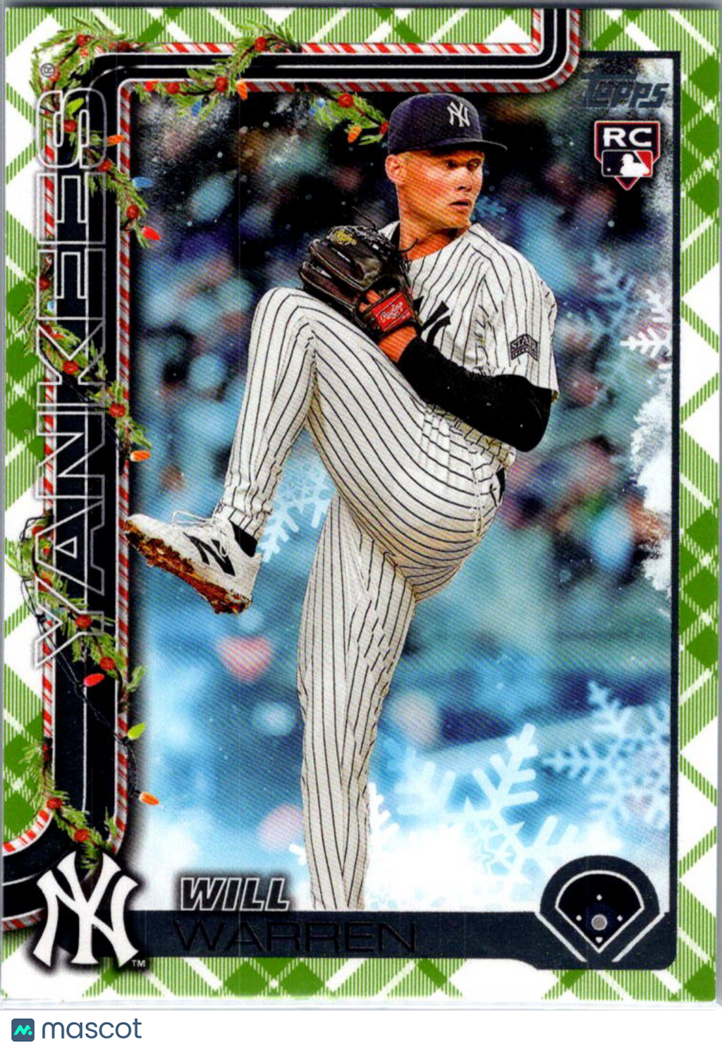 2025 Topps Holiday Will Warren #H16 RC
