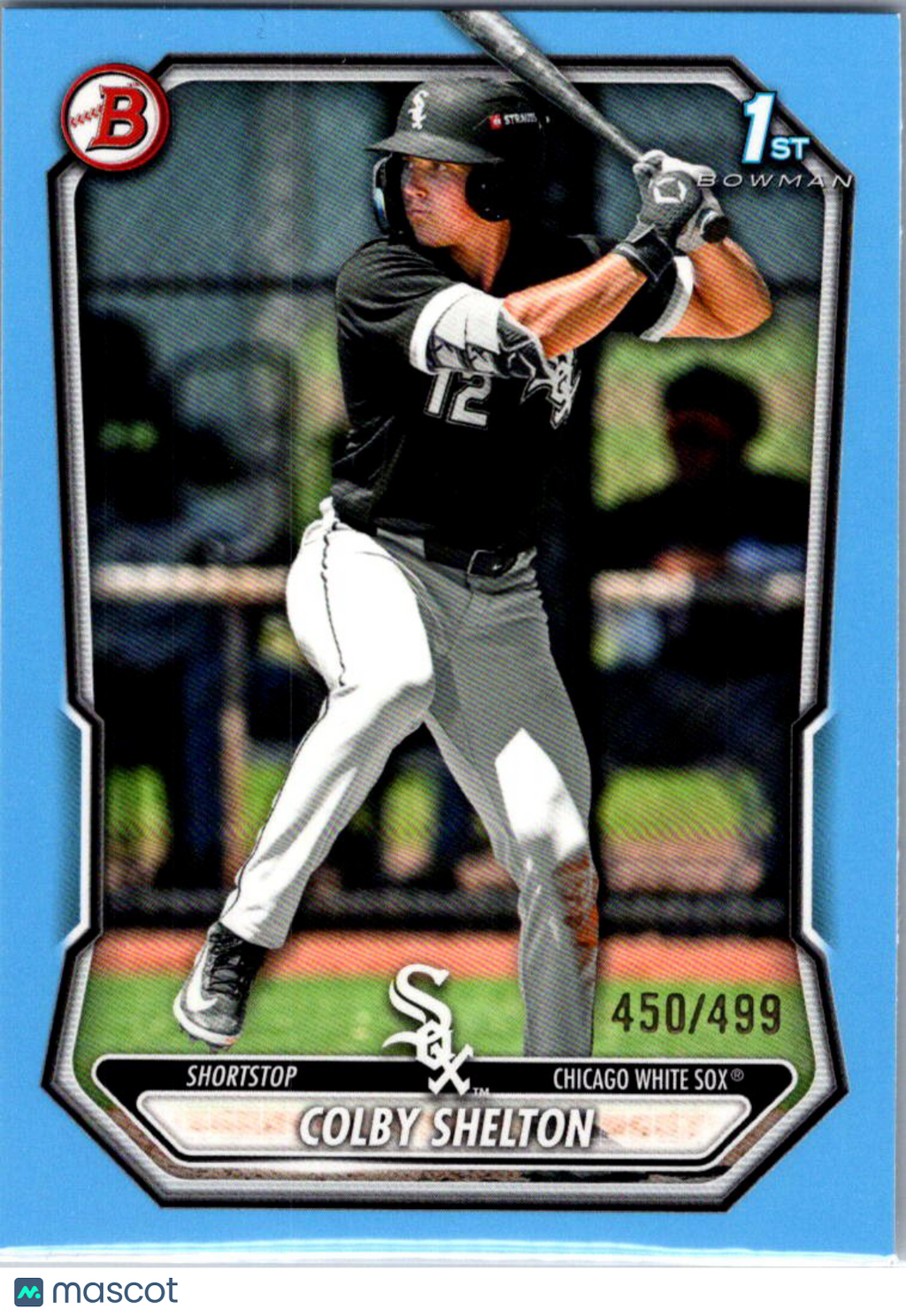 2026 Bowman Colby Shelton #BP-144 Sky Blue Border /499