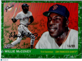 2025 Topps Chrome Willie McCovey #404 Green Vibrations /99