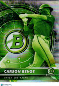 2026 Bowman Chrome Under the Radar Carson Benge #UR-12